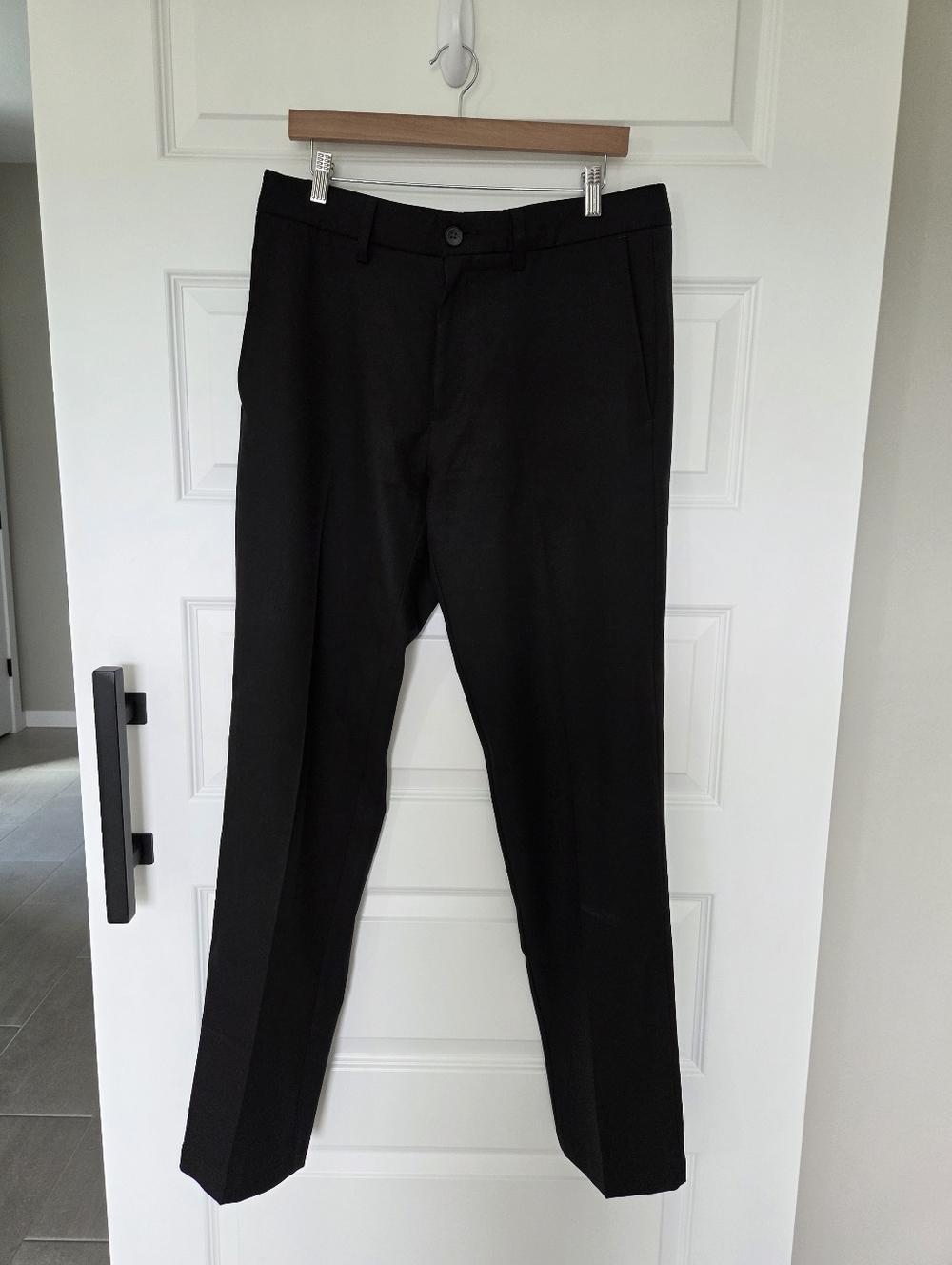 Haggar In Motion Black Men's Dress Pants